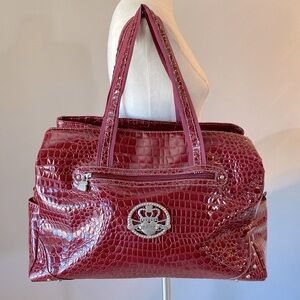 🌹Kathy Van Zelland women’s burgundy travel, overnight large capacity bag
